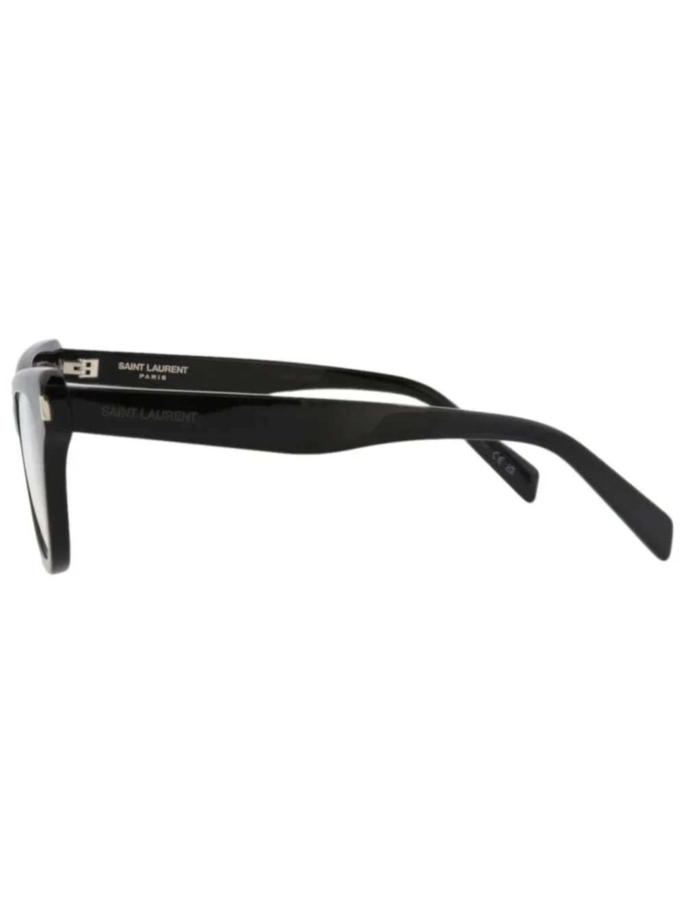 New Saint Laurent Women's Eyeglasses Cat Eye Acetate Frame Black Black